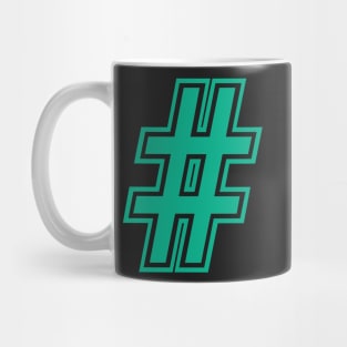 Hastag # turqouise Mug